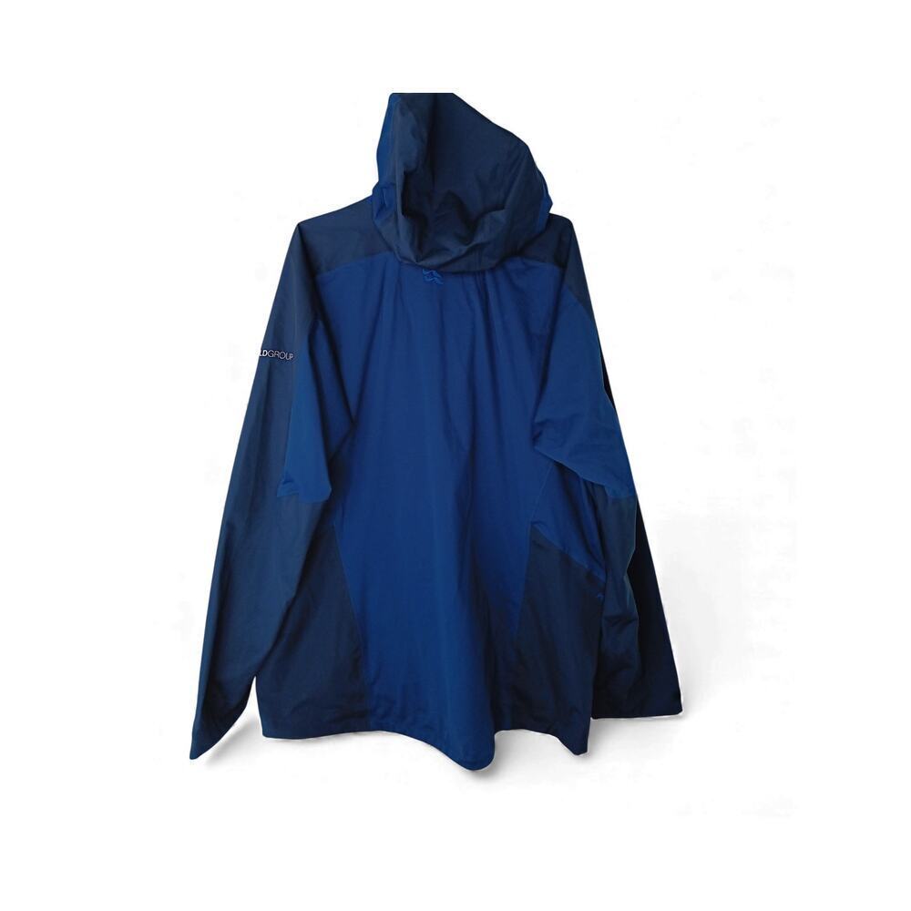 New Rab Kinetic Alpine 2.0 Jacket XXL Blue Softshell Hooded BuildGroup Logo - Picture 3 of 12